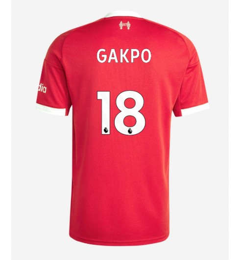 Moške Nogometnih dresov Liverpool Cody Gakpo #18 Domači 2025-26 Kratki rokavi Moške Nogometnih dresov Liverpool Cody Gakpo #18 Domači 2025-26 Kratki rokavi